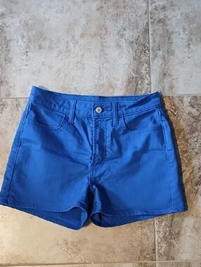 Old Navy Bright Blue Women'sHigh Rise Jean Shorts Size 6